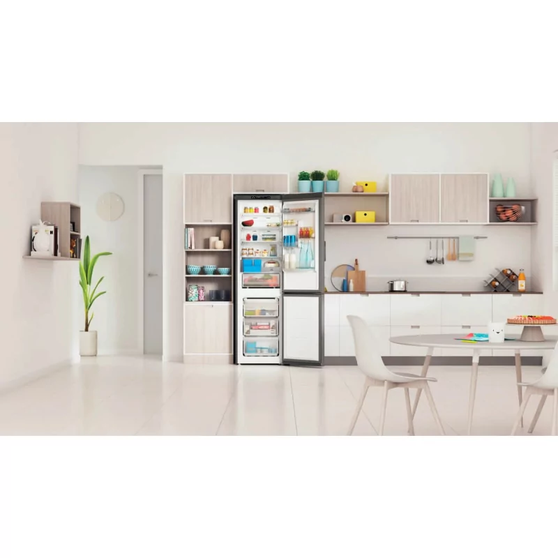 Kontrolsat - Combinado Indesit INFC9 TA23X (367L - Classe D - Prateado)