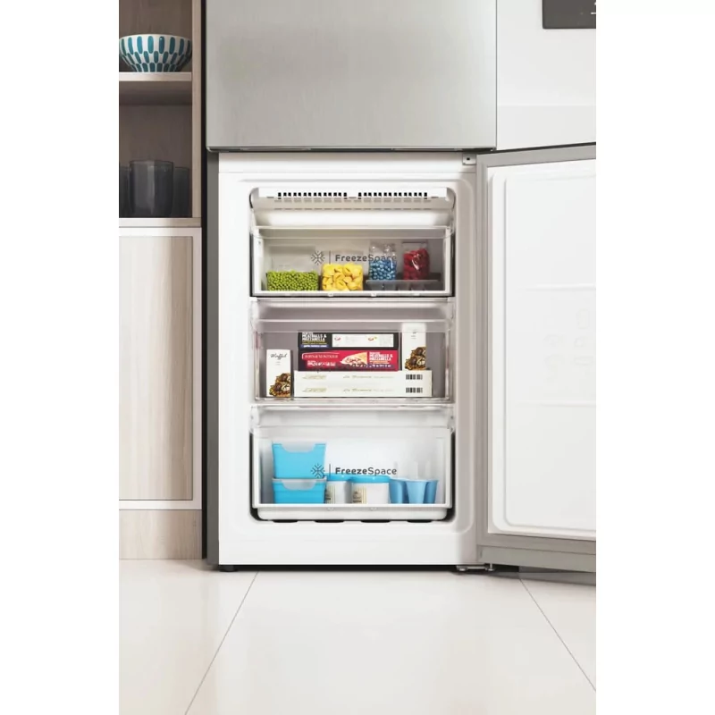 Kontrolsat - Combinado Indesit INFC9 TA23X (367L - Classe D - Prateado)