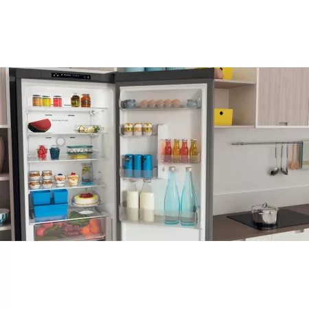 Kontrolsat - Indesit INFC9 TA23X Fridge Freezer (367L - Class D - Silver)