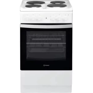 Kontrolsat - Indesit IS5E4KHW/EU Electric Cooker (4 Zones - 61L - Class A - White - 50cm)