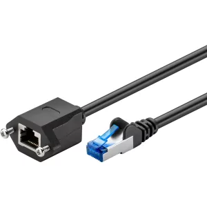 Kontrolsat - Extension Network Cable CAT 6a S/FTP (PiMF) 0.5M Black
