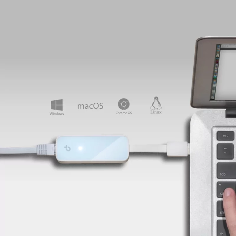 Kontrolsat - Adaptador TP-Link - USB - Ethernet - UE200