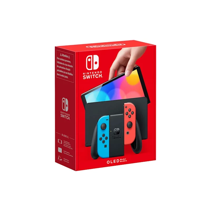 Kontrolsat - Nintendo Switch console - OLED - Blue & Red