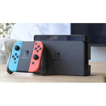 Kontrolsat - Nintendo Switch console - OLED - Blue & Red
