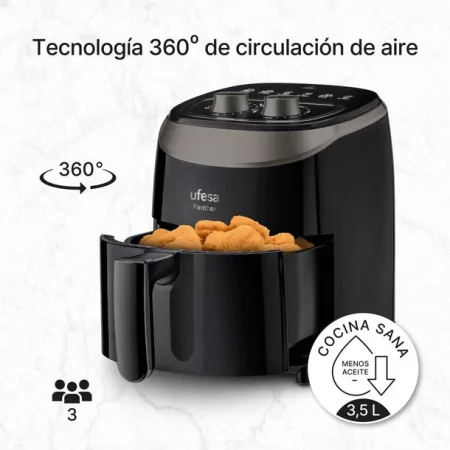 Kontrolsat - Air Fryer Ufesa PANTHER - 3.5L - 1200W Kontrolsat - Air Fryer Ufesa PANTHER - 3.5L - 1200W