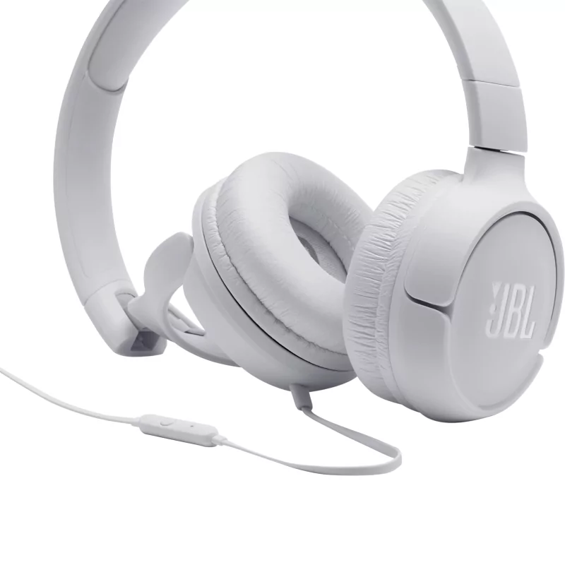 Kontrolsat - JBL Headphones - Pure Bass - White - T500WHT