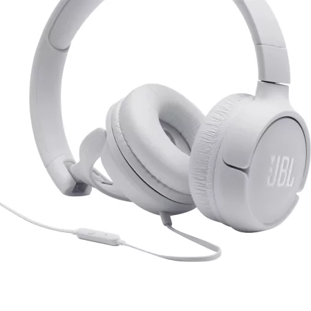 Kontrolsat - JBL Headphones - Pure Bass - White - T500WHT Kontrolsat - JBL Headphones - Pure Bass - White - T500WHT