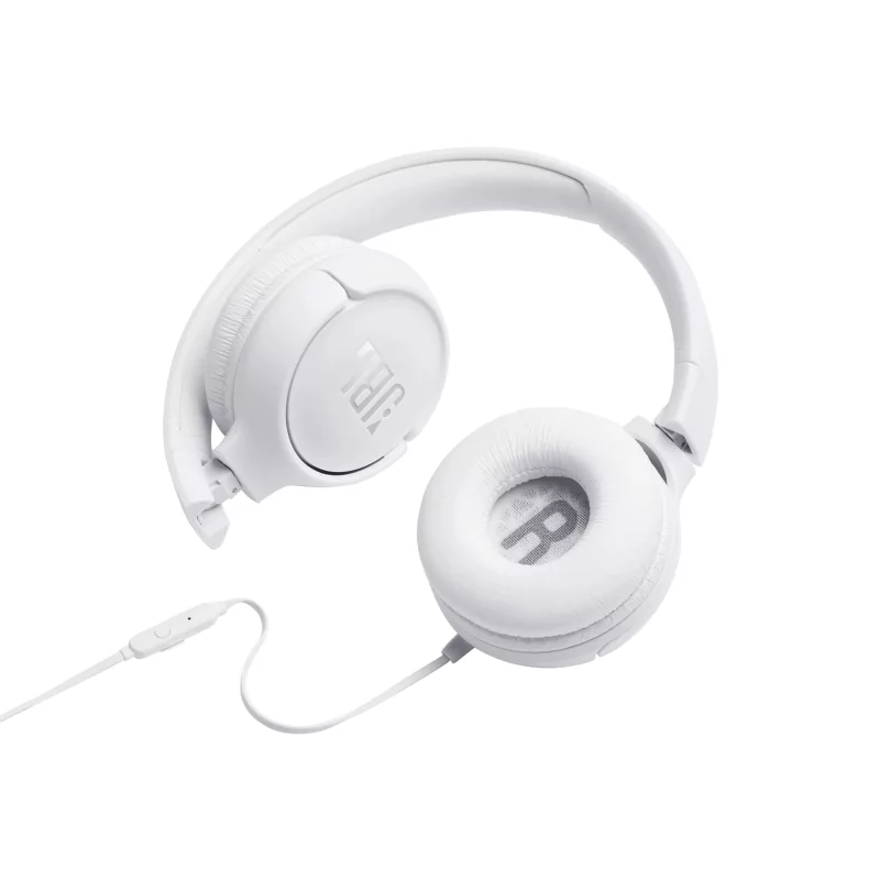 Kontrolsat - JBL Headphones - Pure Bass - White - T500WHT