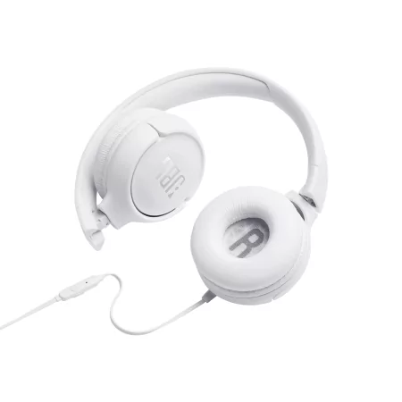 Kontrolsat - JBL Headphones - Pure Bass - White - T500WHT Kontrolsat - JBL Headphones - Pure Bass - White - T500WHT