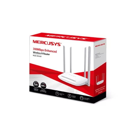Kontrolsat - Router Mercusys - N300 - WiFi 4 - 10/100Mbps - MW325R Kontrolsat - Router Mercusys - N300 - WiFi 4 - 10/100Mbps - MW325R