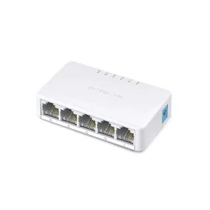 Kontrolsat - Switch Mercusys Mini - 5 Portas - 10/100Mbps - MS105