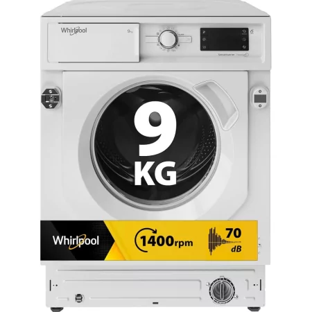 Kontrolsat - Máquina de Lavar Roupa de Encastre Whirlpool - 9Kg - 1400RPM - BIWMWG-91484E-EU