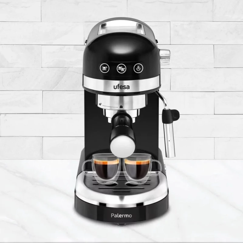 Kontrolsat - Ufesa Espresso Machine - 1350W - 20 Bars - Fast Heating