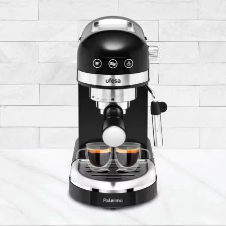 Kontrolsat - Máquina de Café Expresso Ufesa - 1350W - 20 Bares - Rápido Aquecimento