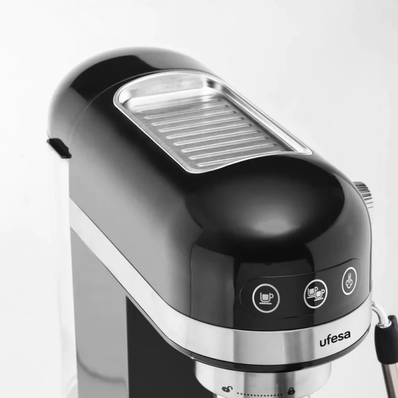 Kontrolsat - Máquina de Café Expresso Ufesa - 1350W - 20 Bares - Rápido Aquecimento