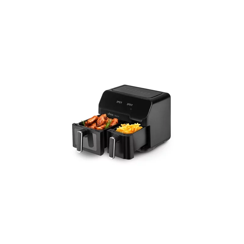 Kontrolsat - Air Fryer Ufesa - Digital - 9L (5.5L + 3.5L) - Storm