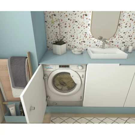 Kontrolsat - Candy Built-in Washing Machine - 7kg - 1200RPM - White Kontrolsat - Candy Built-in Washing Machine - 7kg - 1200RPM - White
