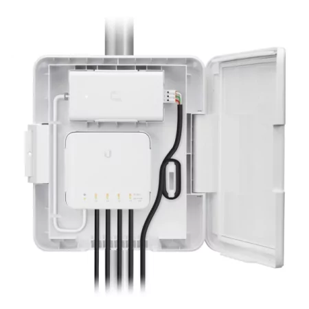 Kontrolsat - Ubiquiti UniFi Switch Flex Utility - Capa Proteção - Adaptador 60W PoE