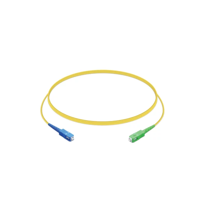 Kontrolsat - Cabo de Fibra Ótica Ubiquiti - Patchcord UPC/APC UFiber - C/UPC a SC/APC - UF-SM-PATCH-UPC-APC - 1.5M Kontrolsat - Cabo de Fibra Ótica Ubiquiti - Patchcord UPC/APC UFiber - C/UPC a SC/APC - UF-SM-PATCH-UPC-APC - 1.5M
