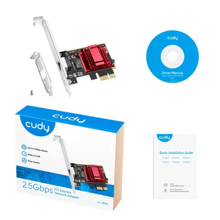 Kontrolsat - ADAPTADOR CUDY 2.5G PCI EXPRESS ADAPTER PE25