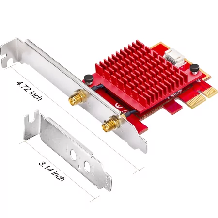 Kontrolsat - Cudy Network Card - AX5400 - Wi-Fi 6E - WE3000S Kontrolsat - Cudy Network Card - AX5400 - Wi-Fi 6E - WE3000S