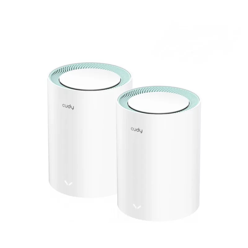 Kontrolsat - Sistema Mesh Cudy - M1300 - AC1200 - Dual-Band Wi-Fi 5 - Pack 2 Unidades Kontrolsat - Sistema Mesh Cudy - M1300 - AC1200 - Dual-Band Wi-Fi 5 - Pack 2 Unidades