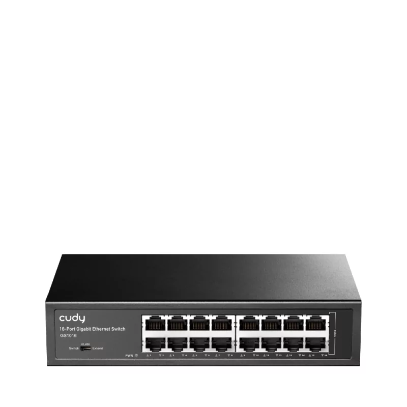 Kontrolsat - Cudy Switch - 16 Gigabit Ports - UnManaged - GS1016 Kontrolsat - Cudy Switch - 16 Gigabit Ports - UnManaged - GS1016