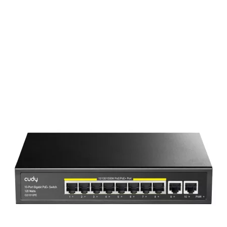 Kontrolsat - Cudy Switch - 10 Gigabit Ports - UnManaged - GS1010PE