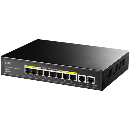 Kontrolsat - Cudy Switch - 10 Gigabit Ports - UnManaged - GS1010PE