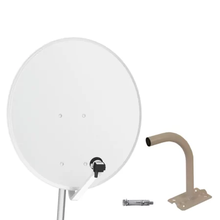Antena Parabólica de 60cm HP ferro con pé e parafusos de fixaçao - AP0902