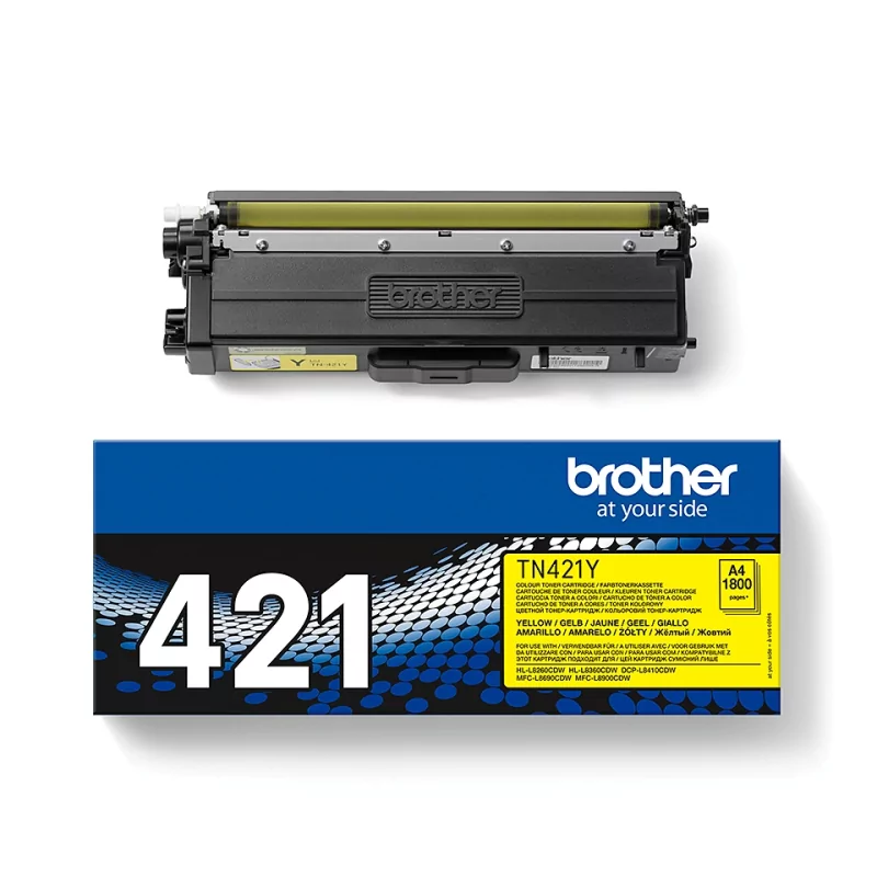 Kontrolsat - Toner Brother - Amarelo - 1800 Páginas - TN421Y
