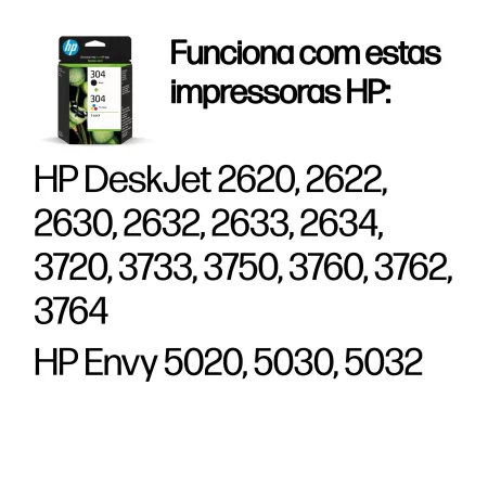 Kontrolsat - Tinteiro HP - Tricolor + Preto - 3JB05AE Kontrolsat - Tinteiro HP - Tricolor + Preto - 3JB05AE