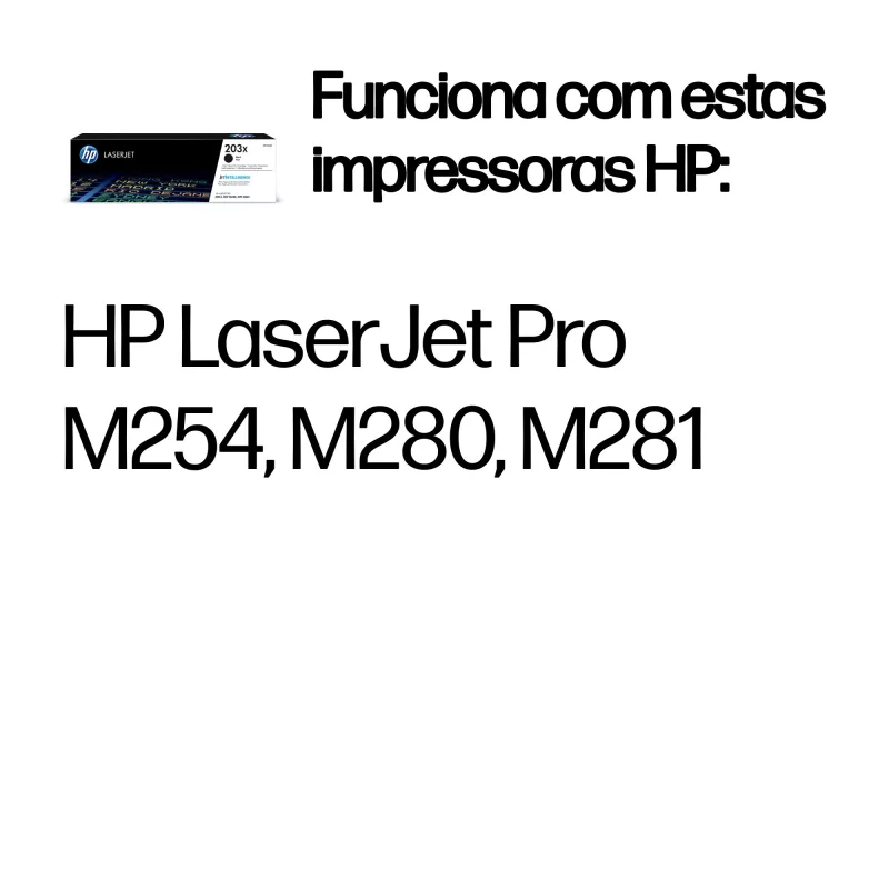Kontrolsat - Toner HP - Preto - 3500 Páginas - CF540X