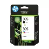 Kontrolsat - HP Ink Cartridge - Tricolor + Black - 6ZD17AE