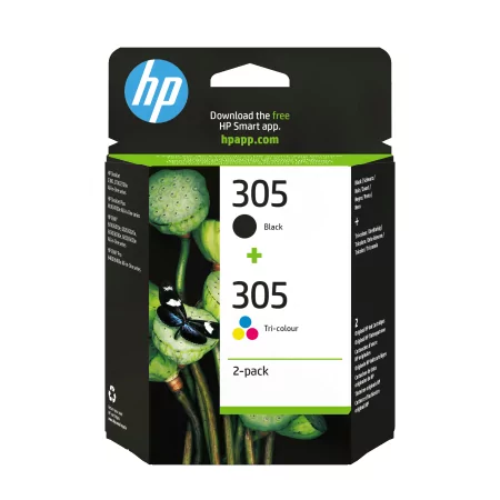 Kontrolsat - HP Ink Cartridge - Tricolor + Black - 6ZD17AE
