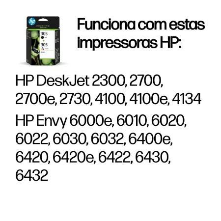 Kontrolsat - HP Ink Cartridge - Tricolor + Black - 6ZD17AE