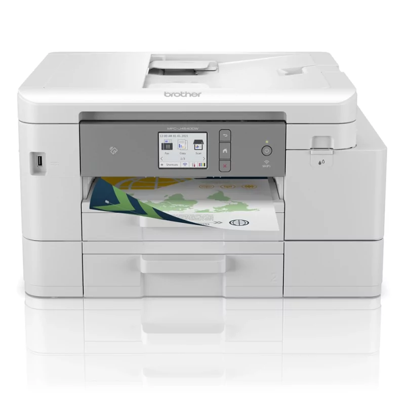 Kontrolsat - Brother Multifunction Printer - Color - Scanner - White - MFC-J4540DW