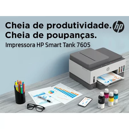 Kontrolsat - HP Printer - Multifunction - Smart Tank 7605 - 28C02A Kontrolsat - HP Printer - Multifunction - Smart Tank 7605 - 28C02A