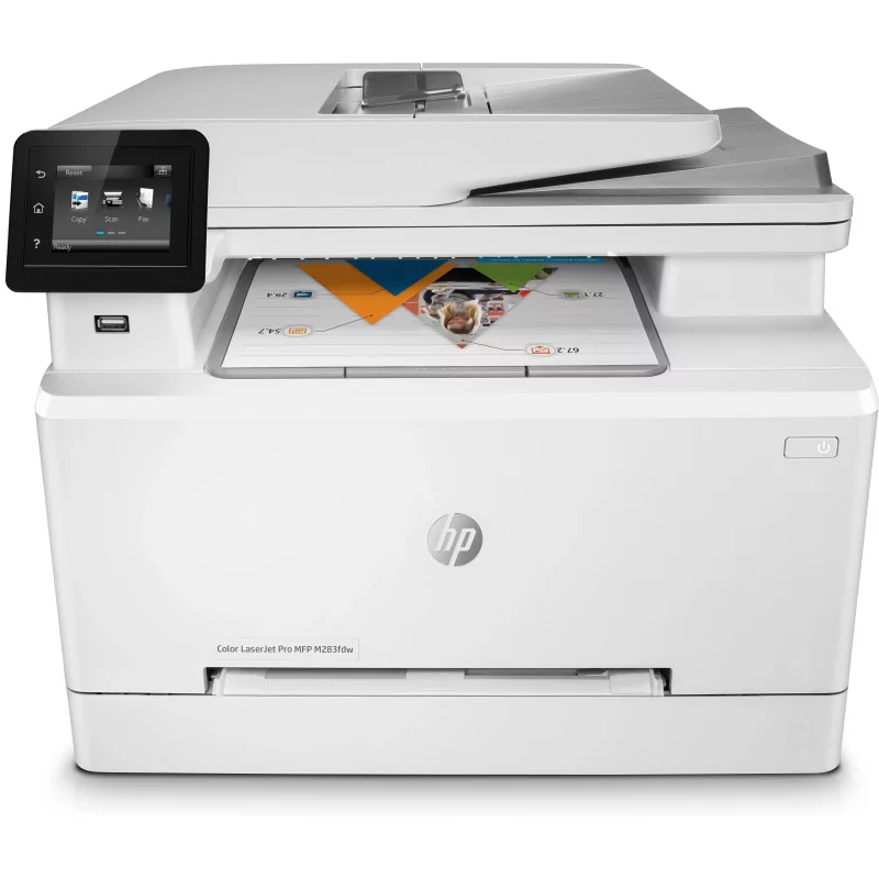 Kontrolsat - Impressora HP Multifunções Color LaserJet Pro M283fdw