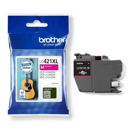 Kontrolsat - Brother Ink Cartridge - Pink - 500 Pages - LC421XL Kontrolsat - Brother Ink Cartridge - Pink - 500 Pages - LC421XL