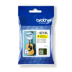 Kontrolsat - Brother Ink Cartridge - Yellow - 500 Pages - LC421XL