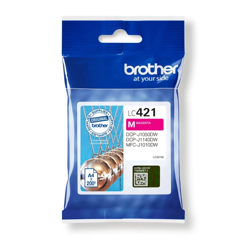 Kontrolsat - Brother Ink Cartridge - Pink - 200 Pages - LC421