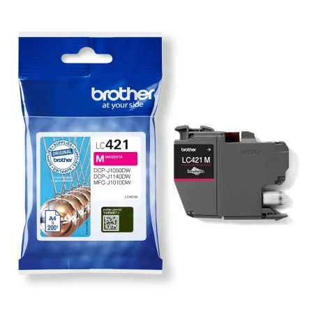 Kontrolsat - Brother Ink Cartridge - Pink - 200 Pages - LC421
