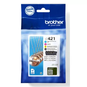 Kontrolsat - Tinteiro Brother - Pack 4 Cores - 200 Páginas - LC421