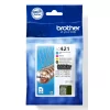 Tinteiro Brother - Pack 4 Cores - 200 Páginas - LC421