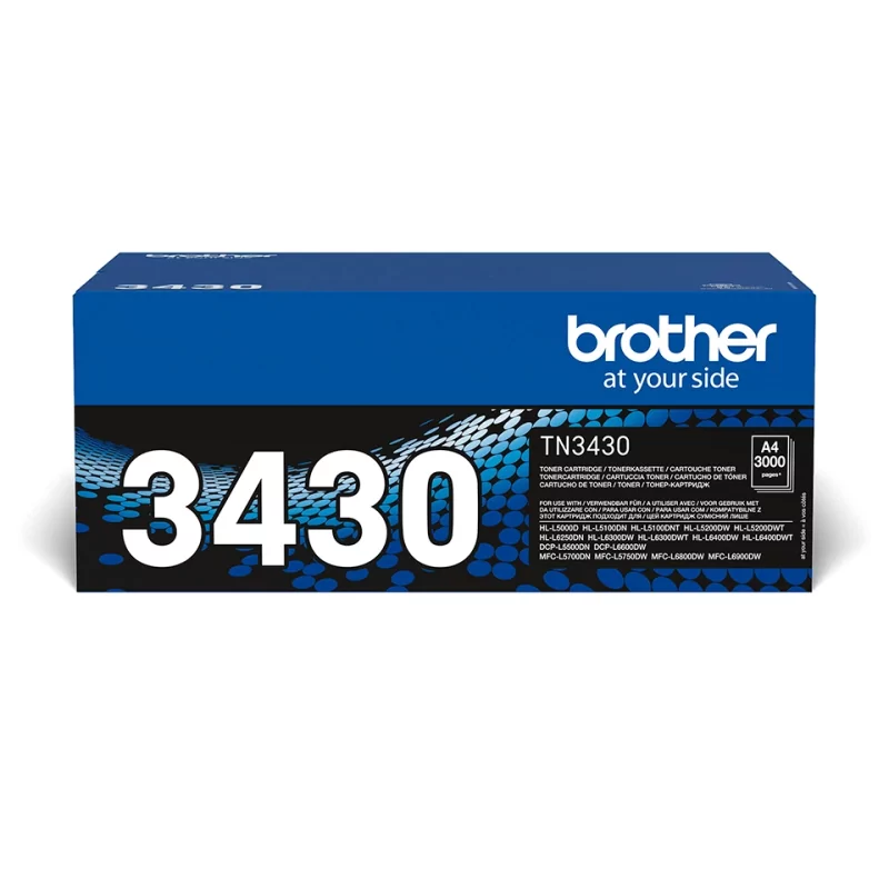 Kontrolsat - Brother Toner - Black - 3000 Pages - TN3430