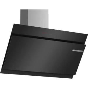 Kontrolsat - Chaminé de Parede Bosch - Série 6 - 90cm - Preta - Clear Glass - DWK98JQ60