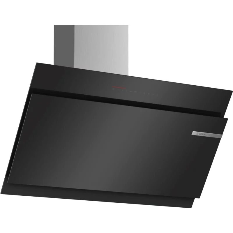 Kontrolsat - Chaminé de Parede Bosch - Série 6 - 90cm - Preta - Clear Glass - DWK98JQ60 Kontrolsat - Chaminé de Parede Bosch - Série 6 - 90cm - Preta - Clear Glass - DWK98JQ60