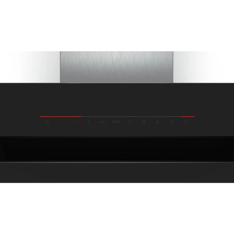 Kontrolsat - Bosch Wall-mounted Fireplace - Series 6 - 90cm - Black - Clear Glass - DWK98JQ60