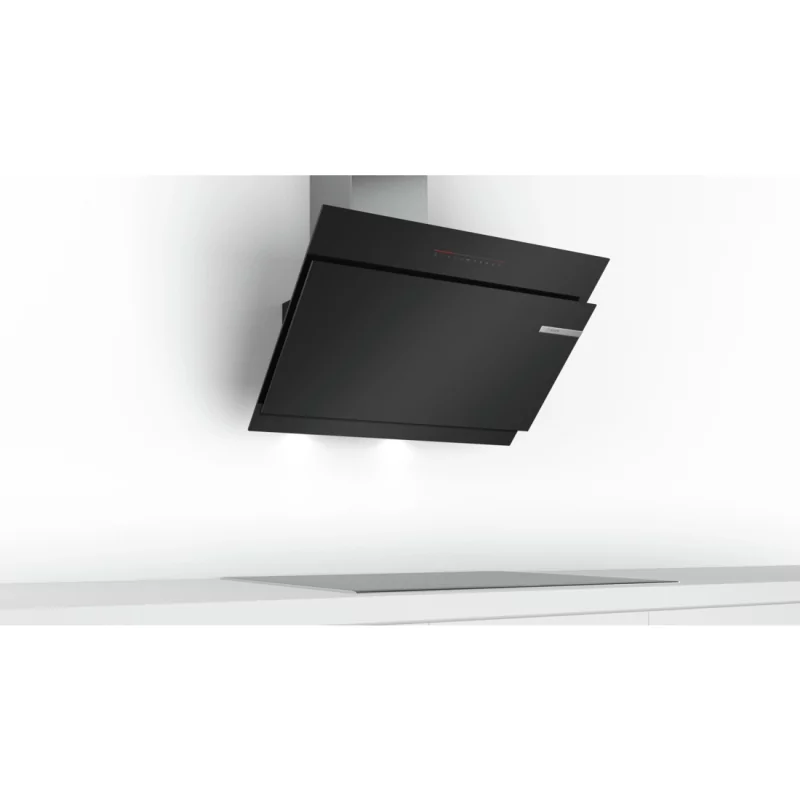 Kontrolsat - Bosch Wall-mounted Fireplace - Series 6 - 90cm - Black - Clear Glass - DWK98JQ60